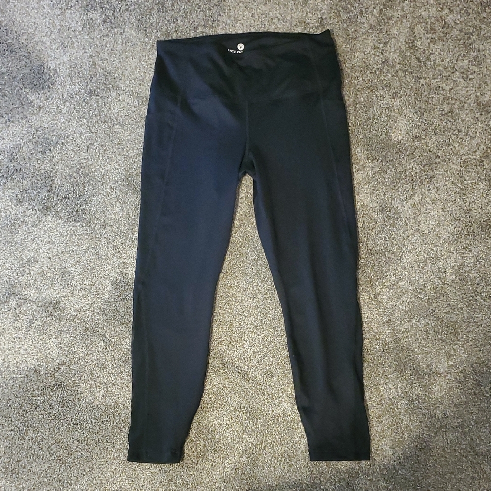Velocity Womens Athletic Leggings Size Large NEW
